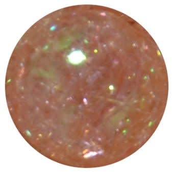 16mm Coral Crackle Acrylic Bubblegum Beads