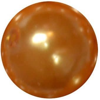 16mm Gold Faux Acrylic Pearl Bubblegum Beads