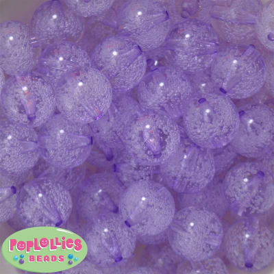 20mm Lavender Fizzy Bubblegum Bead