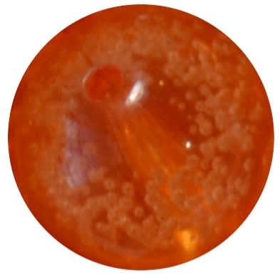 20mm Orange Fizzy Bubblegum Bead