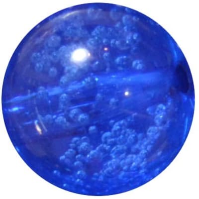 20mm Royal Blue Fizzy Bubblegum Bead