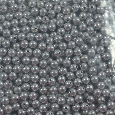 4mm Silver Spacer Beads