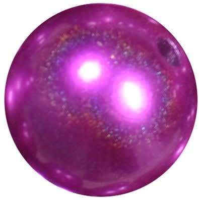 20mm Hot Pink Illusion Style Acrylic Bubblegum Bead