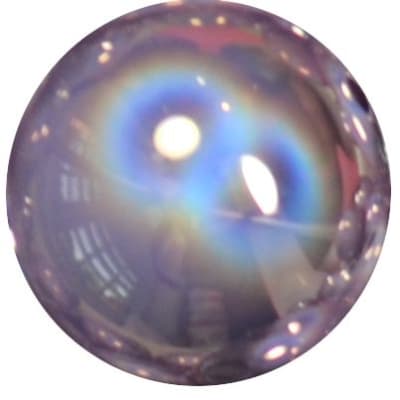 20mm Lavender Illusion Style Acrylic Bubblegum Bead