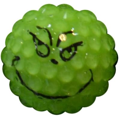 20mm Rhinestone Grinch Bubblegum Beads