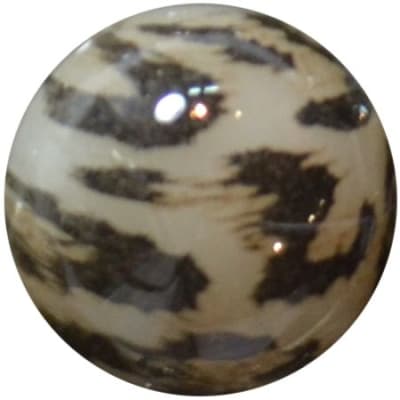 20mm Leopard Print Bubblegum Beads