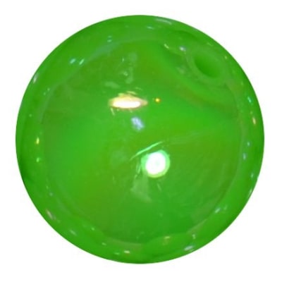 20mm Neon Lime Green Miracle AB Acrylic Bubblegum Beads