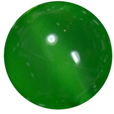 20mm Emerald Green Shiny Shimmer Style Acrylic Gumball Bead