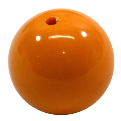 20mm Gold Acrylic Bubblegum Beads