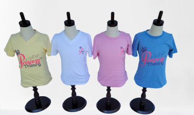 The Princess Theory Collection- Cotton Crew & V-neck Tees