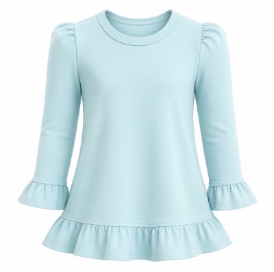 Long Sleeve Ruffle