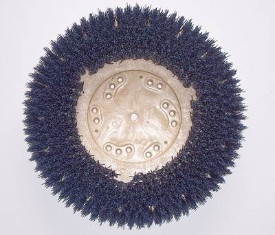 18in Blue Colored 180 Grit Medium Scrubbing Brush - fits 20in Machine