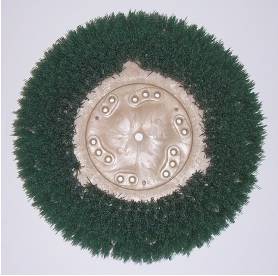 18in Green Colored 120 Grit Scrubbing Brush - fits 20in Machine