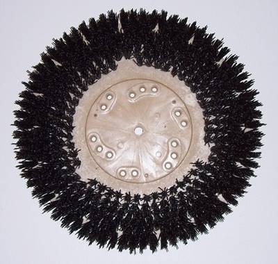 18in Black Colored 80 Grit Stripping Brush - fits 20in Machine