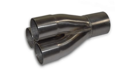 1 3/4" Primary 3 into 1 Straight Exit Merge Collector