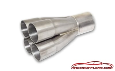 1 5/8" Primary 4 into 1 Straight Exit Merge Collector