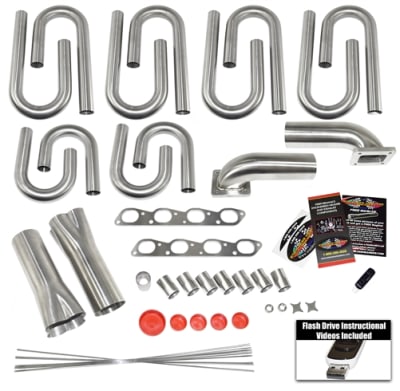 Aston Martin V8 Vantage Custom Turbo Header Build Kit