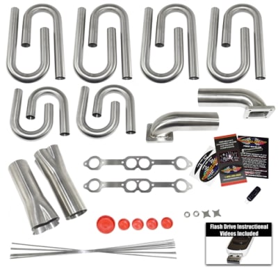 Buick GSX Stage I, II, & III 455 Custom Turbo Header Build Kit