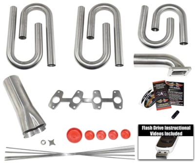 Chevy S10/GMC Sonoma 2.2L Custom Turbo Header Build Kit