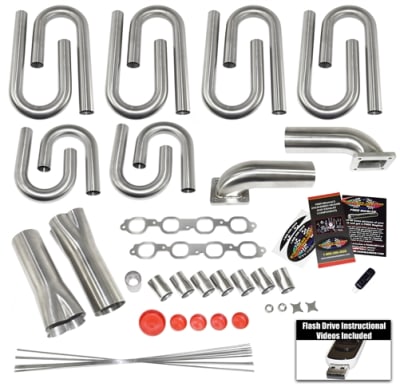 Chevy LT1 6.2L Custom Turbo Header Build Kit
