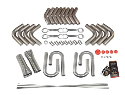 Small Block Chevy 5.7L LT-1 D-Port Custom Fender Exit Header Kit
