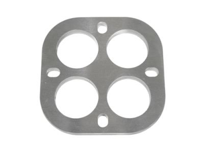 4-Slot Mild Steel Cobra Kit Car Collector Flange
