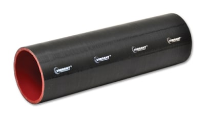Vibrant 27251 Straight Hose Coupler, 5" I.D. x 12" long - Black