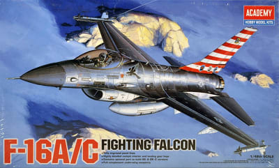 Box Art of Academy #1688 Model Kit of F-16A/C Fighting Falcon