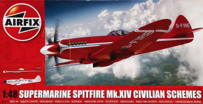 Airfix #A05139 1/48 Supermarine Spitfire Mk XIV Civilian Schemes