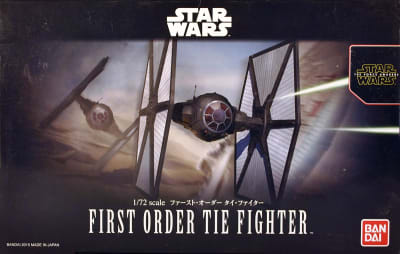 BANDAI #3218 1/72 Star Wars Force Awakens TIE fighter