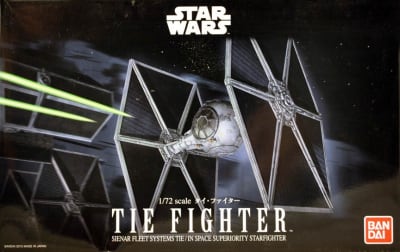BANDAI #4870 1/72 Star Wars TIE fighter