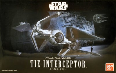 BANDAI #8099 1/72 Star Wars ROTJ TIE Interceptor