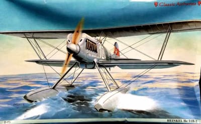 Classic Airframes #410 1/48 He 51 B-2 Float Plane