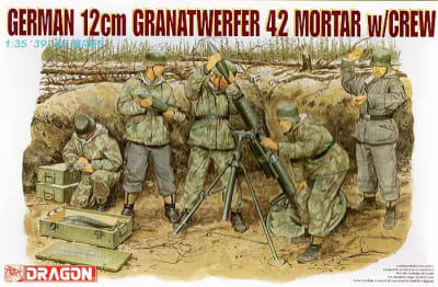 DML/Dragon #6090 1/35 German 12 CM Granatwerfer 42 Mortar w/ Crew