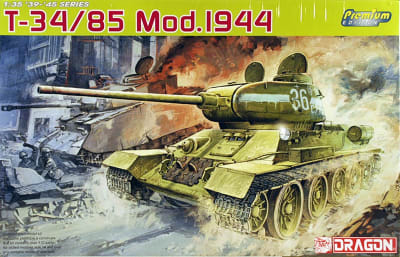 Box Art of Dragon #6319 Model Kit for T-34/85 Model 1944