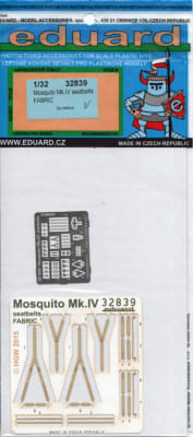 Eduard #32839 1:32 Mosquito Mk. IV Seatbelts - Fabric
