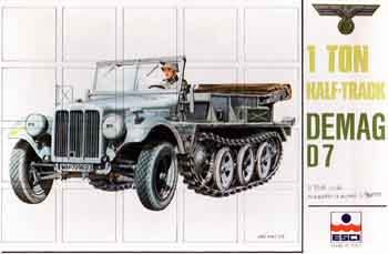 Esci #5007 1/35 1 Ton Half Track Demag D7