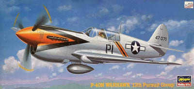 Hasegawa #AT107 1/72 Curtiss P-40N Warhawk 13th Pursuit Group