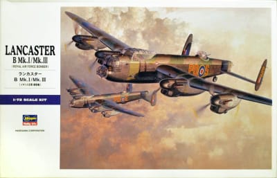 Hasegawa #E23 1:72 Avro Lancaster B. Mk I / Mk III