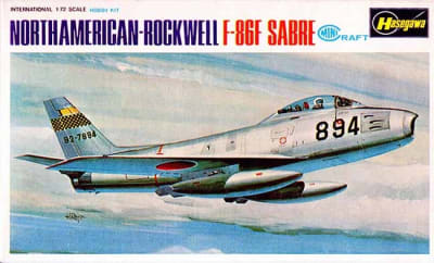 Hasegawa #JS015 1/72 North American Rockwell F-86F Sabre