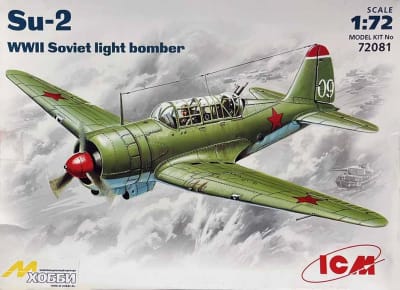 ICM #72081 1/72 Sukhoi SU-2 Light Bomber