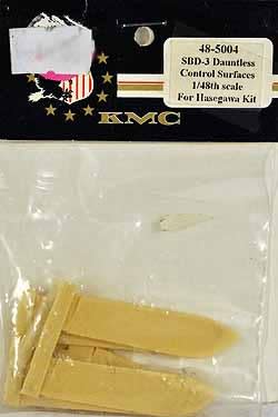 KMC 1/48 Resin Spitfire Mk Vb Control Surfaces for Tamiya & Hasegawa - 48-5007 KMC 1/48 Resin Spitfire Mk Vb Control Surfaces for Tamiya & Hasegawa - 48-5007