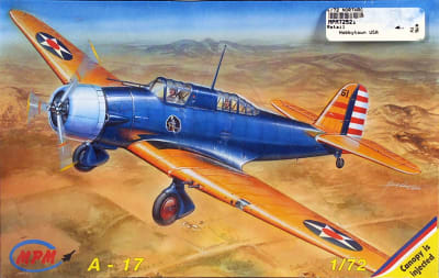 MPM #72504 1/72 Northrop A-17