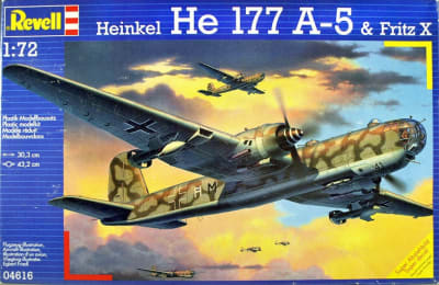 Revell #04616 1/72 Heinkel He 177A-5 Greif & Fritz X