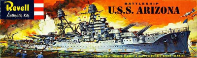 Revell #H-348 1/426 Battleship U.S.S. Arizona