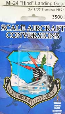 Scale Aircraft Conversions #35001 1/35 Mi Hind 24 Landing Gear
