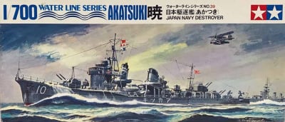 Tamiya #D039 1/700 Japanese Destroyer Akatsuki