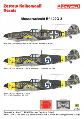 Techmod_24007_Messerschmitt_Bf-109G-2