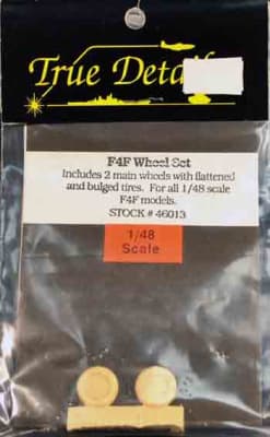 True Details #46013 1/48 Grumman F4F Wheel Set