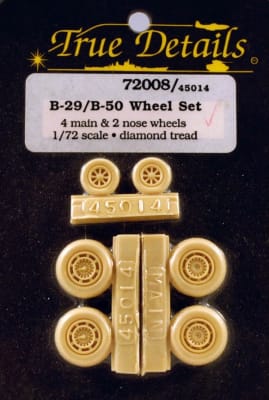 True Details #72008 1:72 B-29 / B-50 Wheels